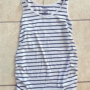 Time and True Striped Maternity Tank
